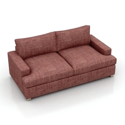 sofa lester dantone home 3D Model Preview #4582f302