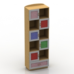 locker 1 3D Model Preview #59233800