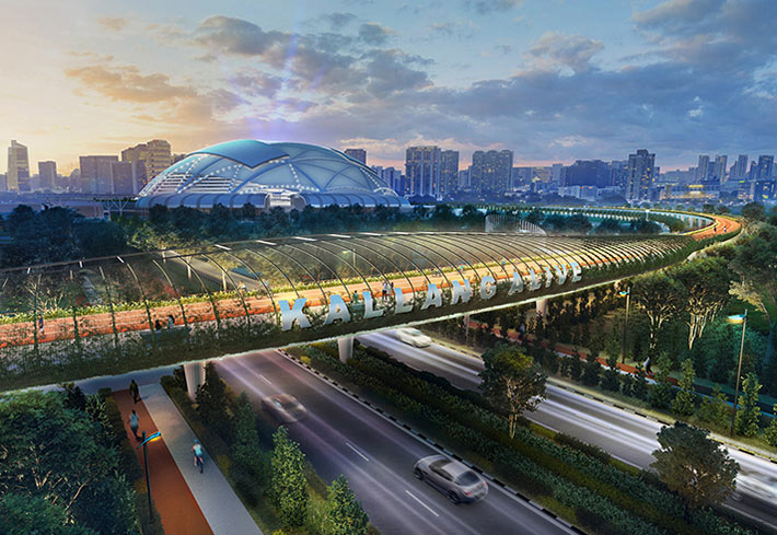 Sports complex by Pomeroy Studio, Singapore