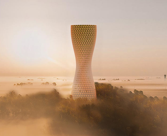 Aũra tower, Delhi, India