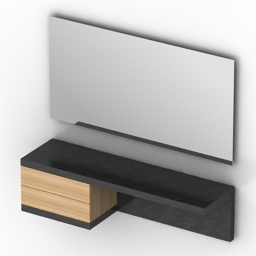 3D Dressing table preview
