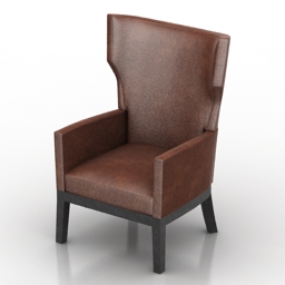 armchair barbuda 3D Model Preview #cf4aaf1a
