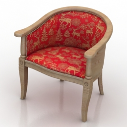 armchair 3D Model Preview #d6d86243