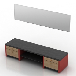 dressing table 3D Model Preview #f57ba23d