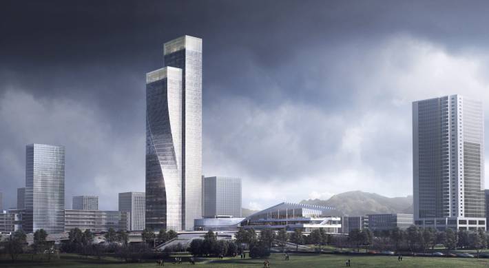 Chongqing Gaoke Group Ltd Office building by Aedas, China