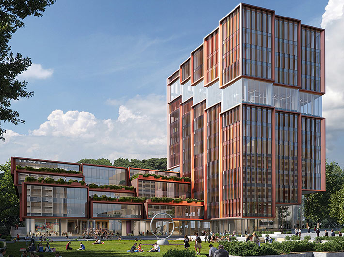 UNSW Tower by 3XN studio, Sydney, Australia