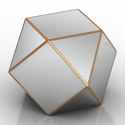 table matty mirrored polygon side 3D Model Preview #edbd11d2