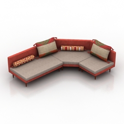 sofa kemer dls 3D Model Preview #16430b17
