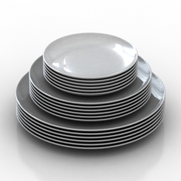 set 4 3D Model Preview #78c7a419