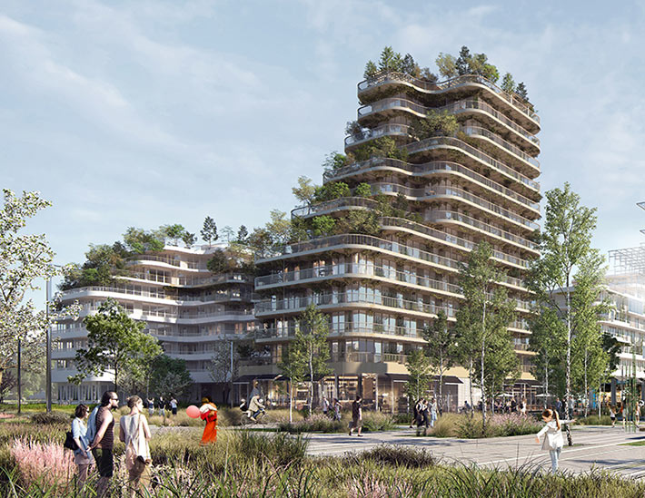 'High Garden' mixed-use complex, Paris, France