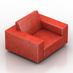 3D Armchair preview