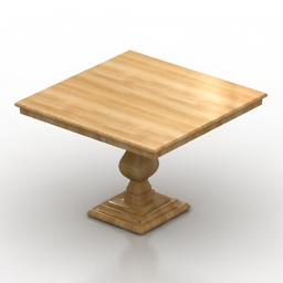 table square 3D Model Preview #f3886083