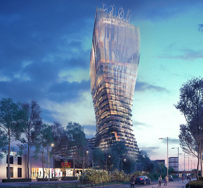 L'Arbre de Vie tower by OXO Architectes, Paris, France