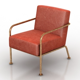 3D Armchair preview