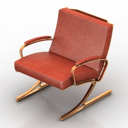 3D Armchair preview
