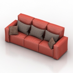 sofa 3D Model Preview #b91521e7