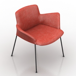 armchair burgaz walterknoll 3D Model Preview #7117c9be