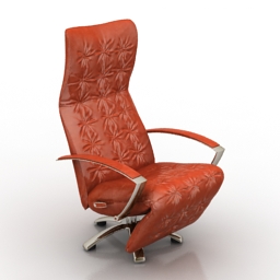 armchair jori square 7981 office 3D Model Preview #318605dd