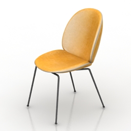 chair gubi 3D Model Preview #169ecc11