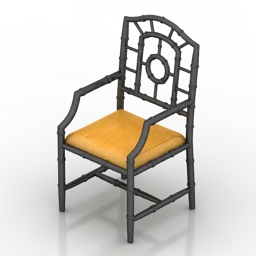armchair chloe chl 555 07 3D Model Preview #510c7e51