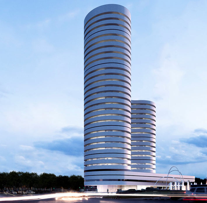 Kouros Tower by Fran Silvestre Arquitectos, Valencia, Spain