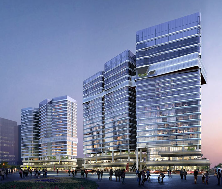 Chengdu Bo'ya City Plaza by Aedas, Chengdu, China