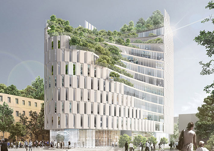 Tirana mixed-use building, Tirana, Albania