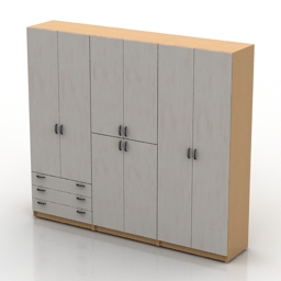 wardrobe 3D Model Preview #ffc58067