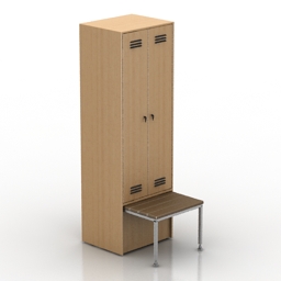 locker 6 3D Model Preview #58be824f