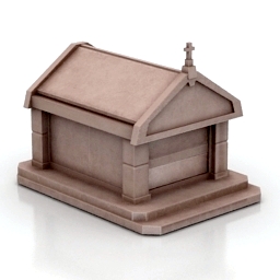 mausoleum 3D Model Preview #c2feec3a