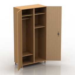 wardrobe 3 3D Model Preview #454bdbb8