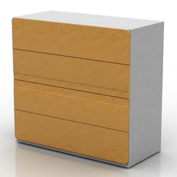 locker 4 3D Model Preview #b9b4817c