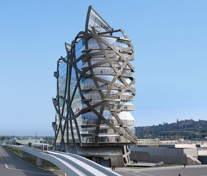 (W)RAPPER tower, Los Angeles, United States