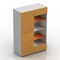 locker 2 3D Model Preview #ff2ec18f