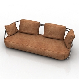 sofa thonet 2002 3D Model Preview #e94b6340