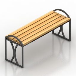 bench 4 3D Model Preview #da07fb92