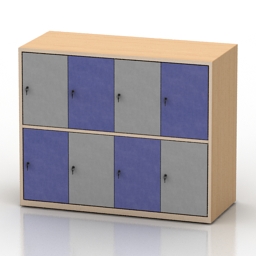 locker 3 3D Model Preview #9010714b