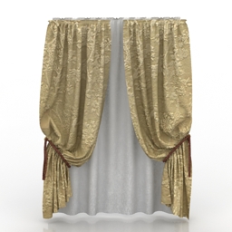 curtain 3D Model Preview #ee2b77f8