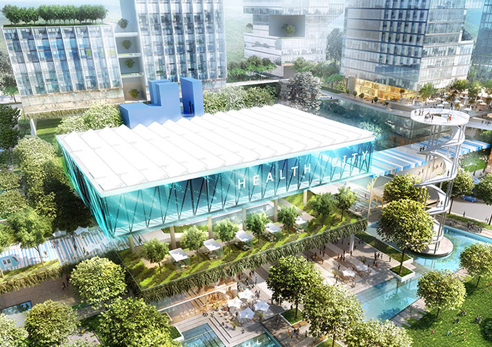 Health City by Broadway Malyan, Brisbane, Australia