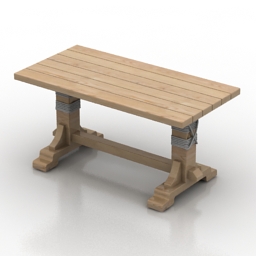 table - 3D Model Preview #2d199baa