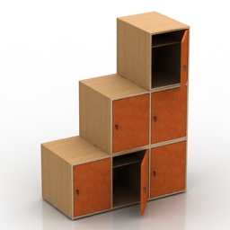 locker 2 3D Model Preview #5154126f