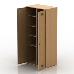 wardrobe 2 3D Model Preview #644e5252