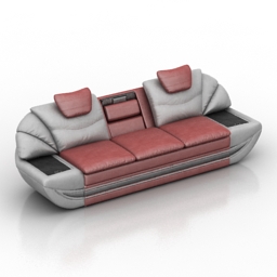 sofa hitech 3D Model Preview #f6bc511a