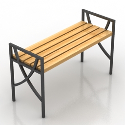 bench 8 3D Model Preview #f357ec17