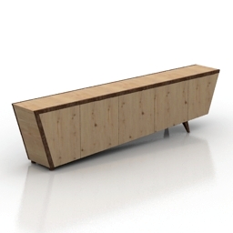 locker credenza dialma brown new 2015 3D Model Preview #45265d7e