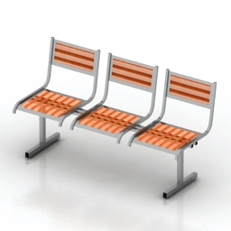 bench 5 3D Model Preview #0b083a0c