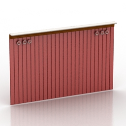 panel wall 3D Model Preview #25c654f7