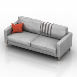 sofa ikea karlstad sofa 3D Model Preview #3512aa14