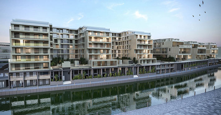 Residential building in Al Raha Beach, Abu Dhabi, UAE