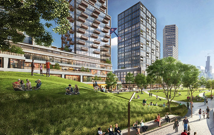 Lincoln Yards by SOM, Chicago, USA